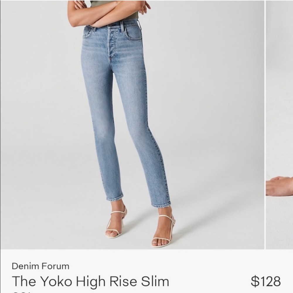 Denim Forum Yoko High Rose Slim 27